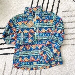 Patagonia HOUDINI‎ STASH 1/2 ZIP Windbreaker SizeM NWT